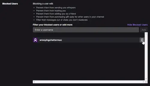 twitch blocked users