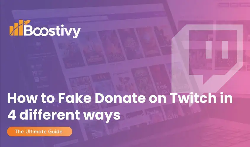 How to Fake Donate on Twitch