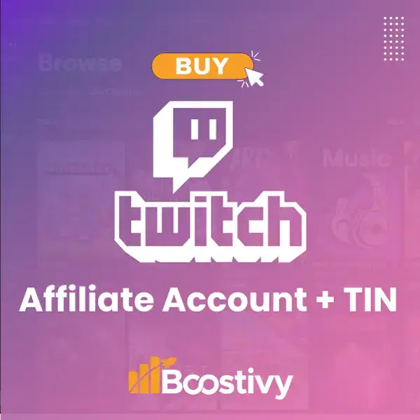 Buy Twitch Affiliate Account